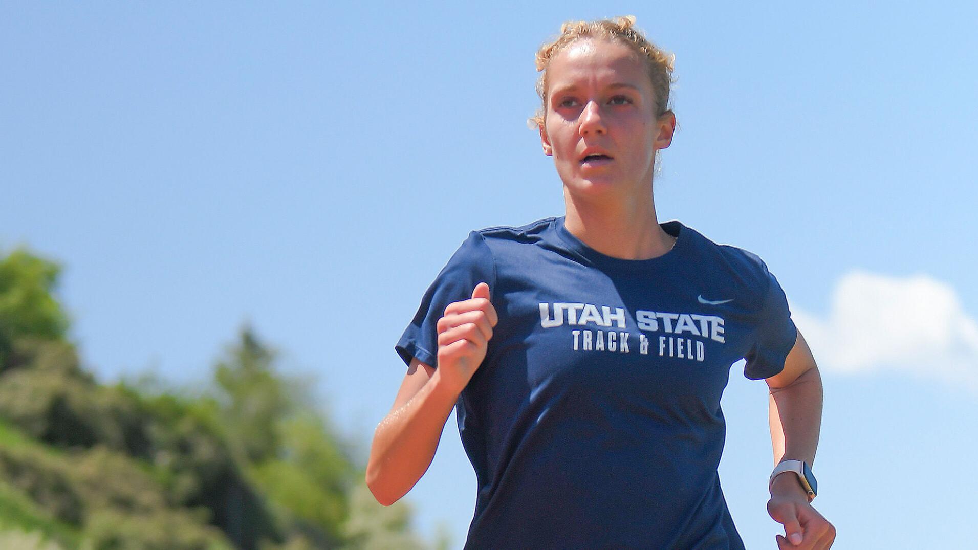 USU track & field: Versatile Jensen excited to compete at nationals in steeplechase